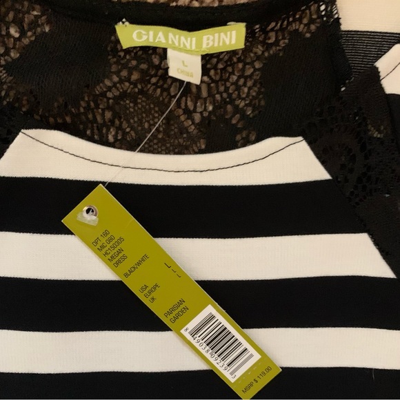 * WITH TAGS* Gianni Bini Bodycon Laced-Back Midi Dress - Picture 2 of 4